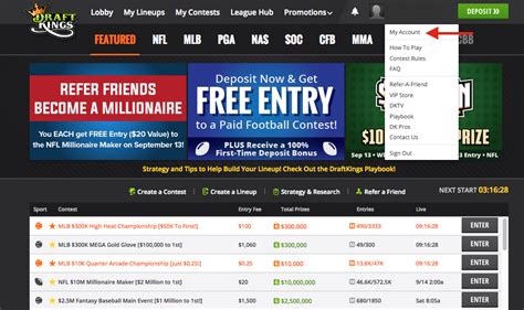 how to withdraw on draftkings